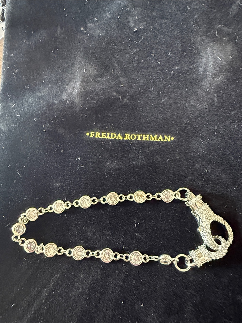 Freida Rothman Sterling over Brass Bracelet